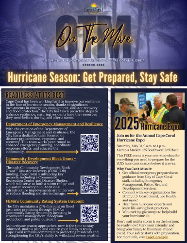 On The Move Spring 25 magazine cover